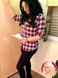Christina Aguilera Transformed into a Brunette for Nashville