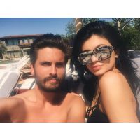 Kylie Jenner Idles in a Teenie Weenie Bikini Poolside with Scot Disick!
