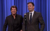 Tom Cruise And Jimmy Fallon at the start of a fight, Epic Lip-Sync Battle!