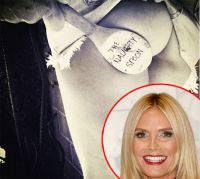 Heidi Klum Bares Her Buttocks in a 'Naughty Spoon' Picture