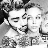 Shirtless Zayn Malik embraces a Mysterious Blonde on the Picture