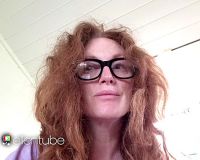 Julianne Moore's Frizzy Hair does not let her Outside in Summer