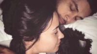Family Pic of Demi Lovato, Wilmer Valderrama and Batman, Their Dog
