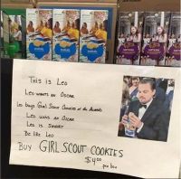 Leonardo DiCaprio's Oscar helps Girl Scout Troop in the Marketing Campaign