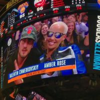 A Sweet Smooch Of Amber Rose and Valentin Chmerkovskiy