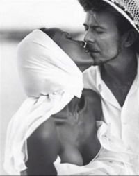 Iman Pays Tribute to David Bowie on Valentine's Day