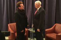 Bono And Mike Pence Speak Of AIDS Bill