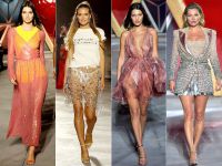 Glittering Gowns Of Kendall Jenner And Bella Hadid At The Fashion For Relief Gala