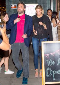 Ben Affleck And Lindsay Shookus Dine In NY