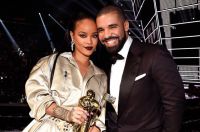 Drake In A Pair Of Socks Designed By Rihanna