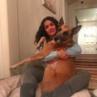 Salma Hayek's Dog Died