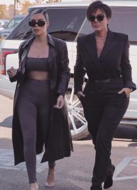Kim Kardashian showed a stylish photo with her mom