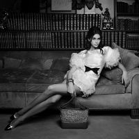 Daughter of Cindy Crawford posed for Karl Lagerfeld