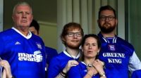 Ed Sheeran and his girlfriend was noticed at the sports stadium