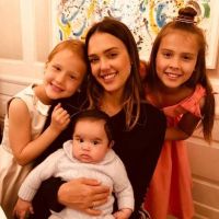 Jessica Alba was pleased with the pictures of her children