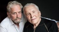 101-year-old father of Michael Douglas plays with a great-granddaughter