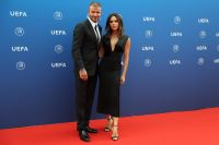 Victoria and David Beckham attended the Champions League event in Monaco