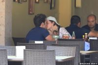 Emma Watson meets with a businessman