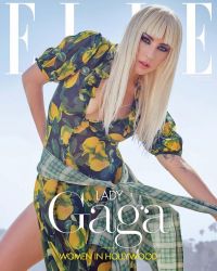 Lady Gaga adorns the pages of Elle female