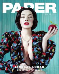 Lindsay Lohan shot for Paper