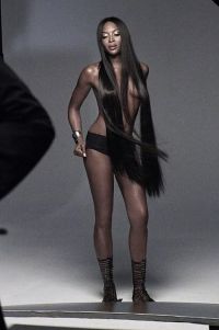 Naomi Campbell gets naked for Nars