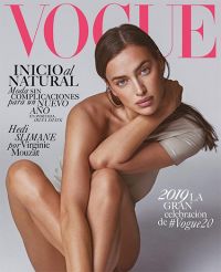 Irina Sheik shot for Vogue Mexican