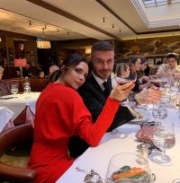 Victoria and David Beckham demonstrate tender feelings