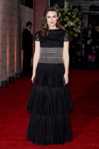 Elegant Keira Knightley struck in a romantic way