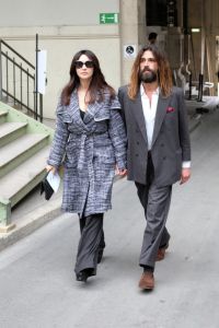Monica Bellucci first appeared with her lover
