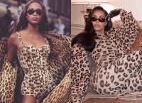 Kim Kardashian said that she often copies Naomi Campbell's style