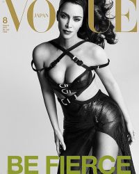 Kim Kardashian decorated three covers of Japanese Vogue