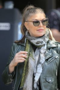 44-year-old former Black Eyed Peas lead singer Fergie was surprised by an older look