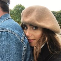Lily Collins stopped hiding her boyfriend
