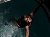 53-year-old Hally Berry showed a figure in a transparent swimsuit