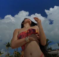 Kylie Jenner showed a photo in a swimsuit