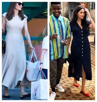 Angelina Jolie went shopping in democratic ballet shoes