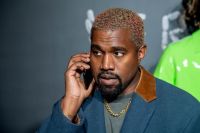 Kim Kardashian with children starred in her husband's new video