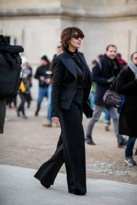 Monica Bellucci proved that she is the most stylish wearing black