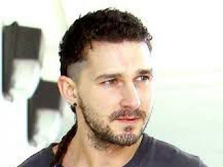 Funky New Hairstyle of Shia LaBeouf: a Long Rattail Braid