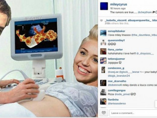  Is Miley Cyrus Mocking Pregnant?