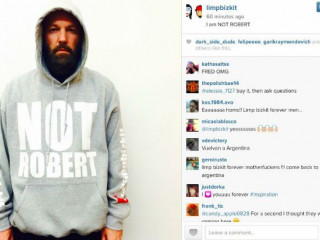 Fred Durst proves He is Not Robert Durst with the Help of a Funny Sweatshirt