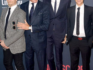 Pierce Brosnan and his 3 Sons have a Great Family Night out at the Debut of No Escape