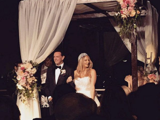Marriage of Libby Mintz and Donovan Leitch