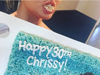 Rice Krispies Treat for Chrissy Teigen in Sports Illustrated Swimsuit Picture