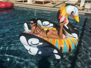 Kourtney Kardashian in the Pool
