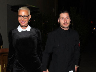 Amber Rose and Val Chmerkovskiy Spotted Holding Hands