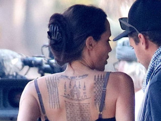 New Tattoos of Angelina Jolie!