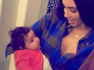 See First Photo Of Kim Kardashian And Her Niece