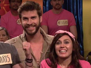 Surprise Appearance Of Liam Hemsworth And Miley Cyrus On SNL
