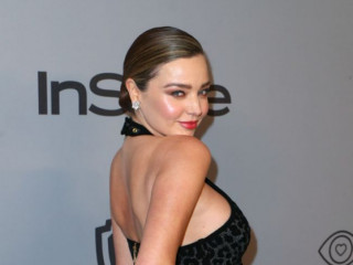 Pregnant Miranda Kerr on the afterparty of the Golden Globe Award